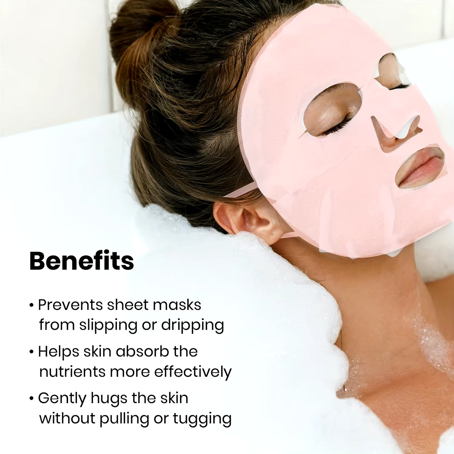 3D reusable Silicon face Mask for Moisturizing 