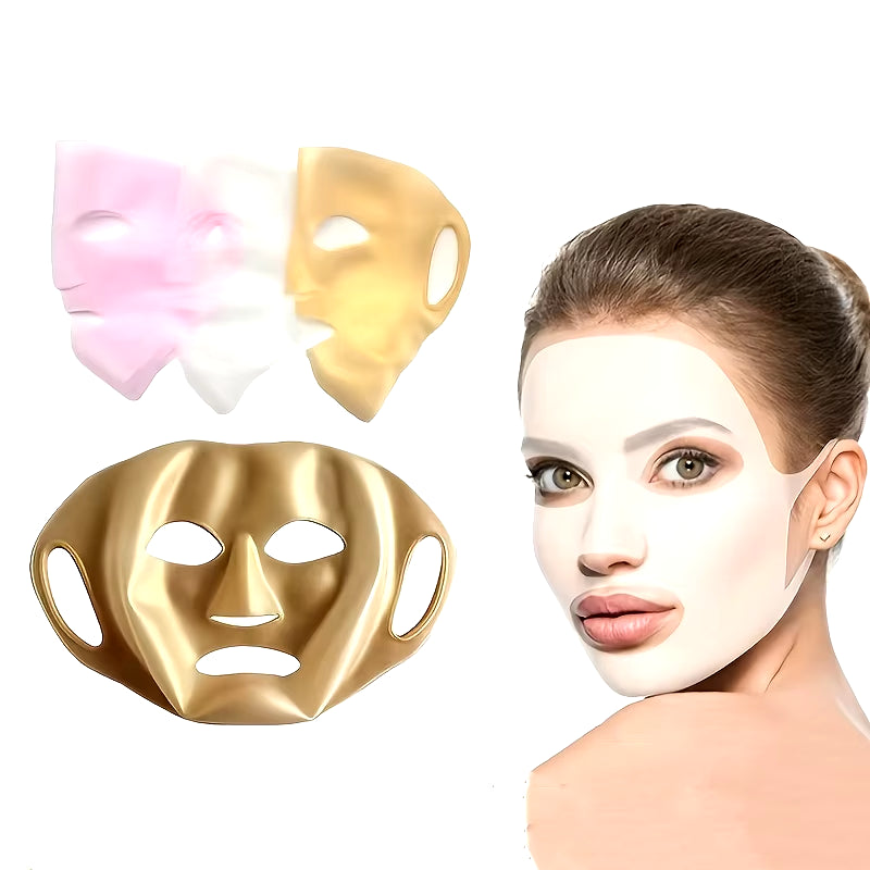 3D reusable Silicon face Mask for Moisturizing 