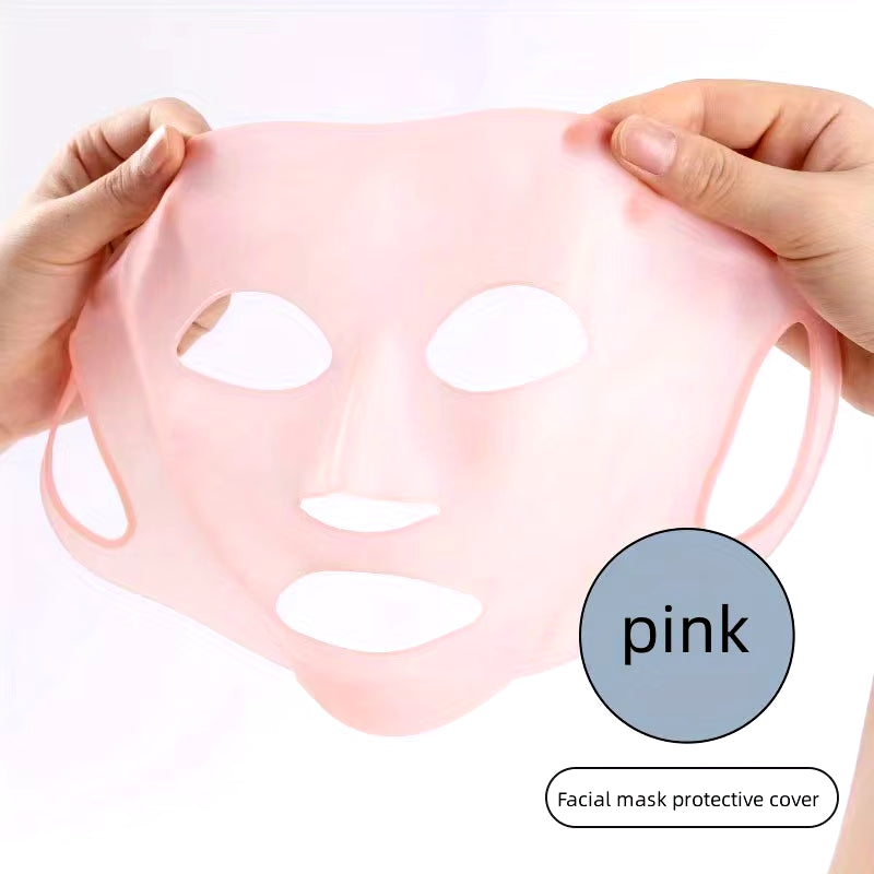 3D reusable Silicon face Mask for Moisturizing 